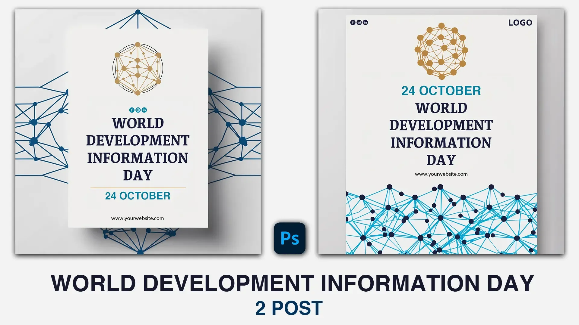 Global Connectivity and Progress World Development Information Day Instagram Post